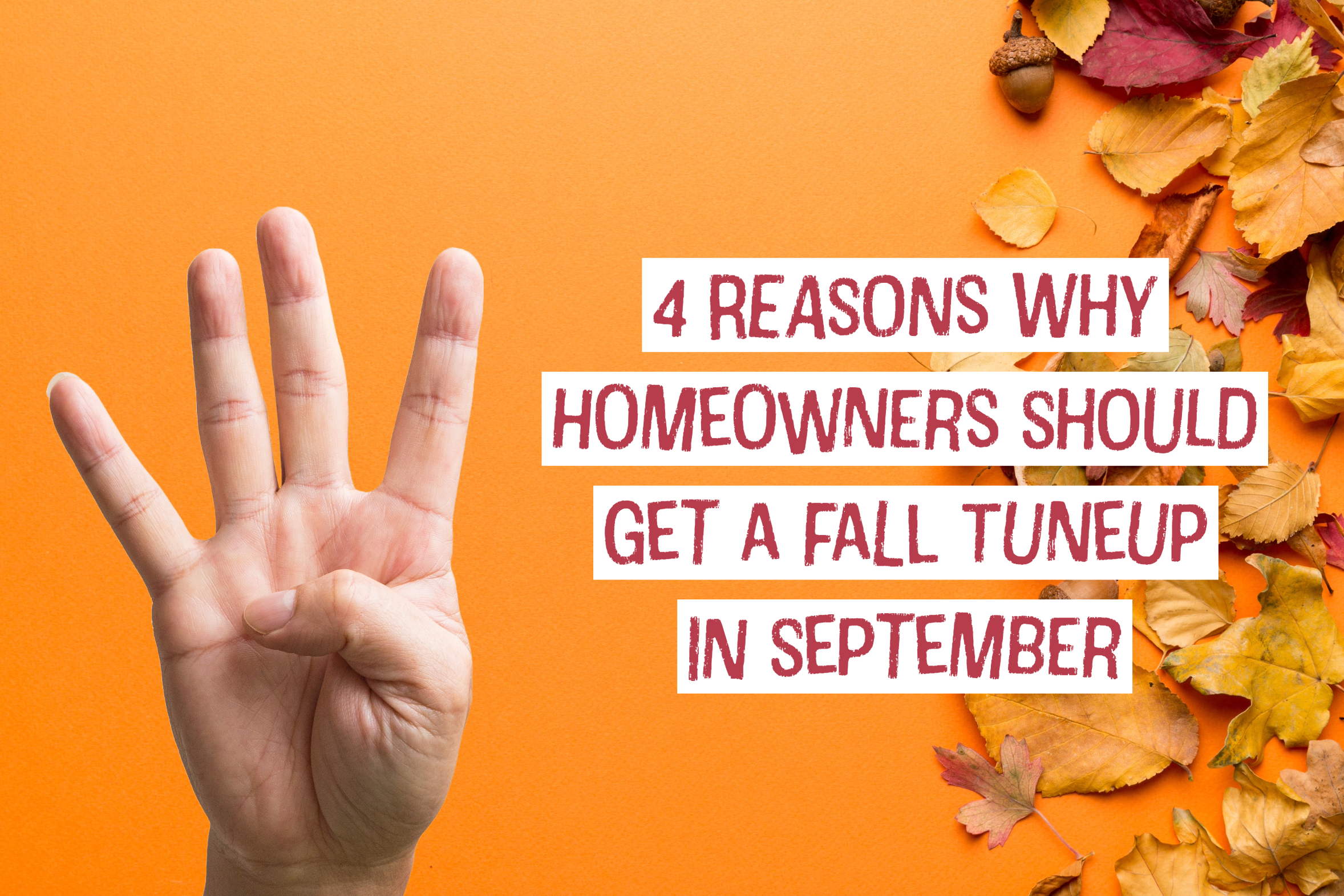 HVAC blog for Bexley, Ohio HVAC company on 4 reasons why homeowners should get a fall tune-up in September.